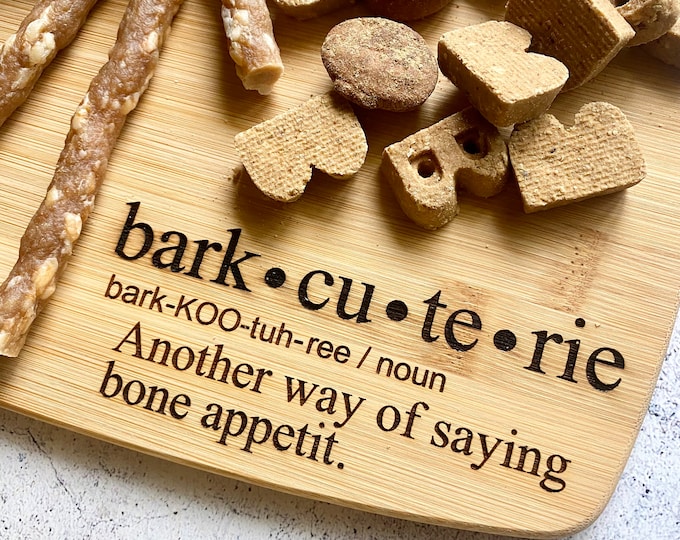 Barkcuterie Bone Appetit Bamboo Cutting Board