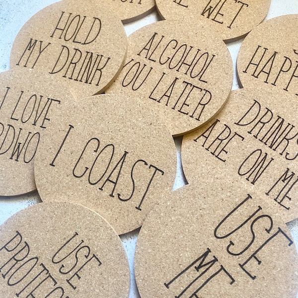 Funny Coasters - Etsy