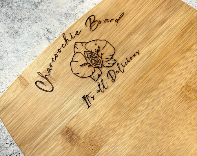 Charcoochie Board, Its All Delicious Bamboo Cutting Board