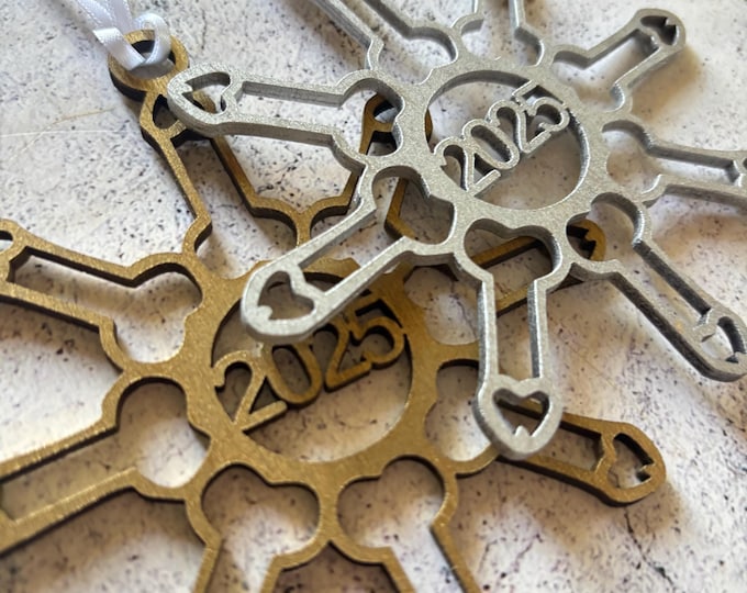 2025 Penis Flake Wood Christmas Ornament