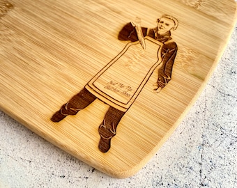 Just The Tip Michael Myers Butcher Shop Bamboo Cutting Board