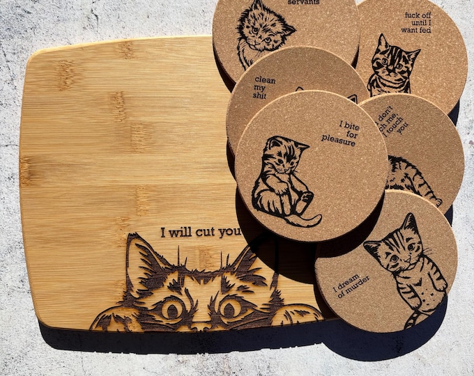 Medium Naughty Evil Cats Gift Set