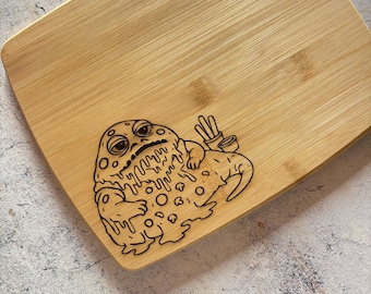 Pizza The Hutt Bamboo Cutting Board