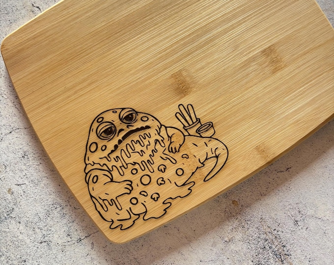 Pizza The Hutt Bamboo Cutting Board