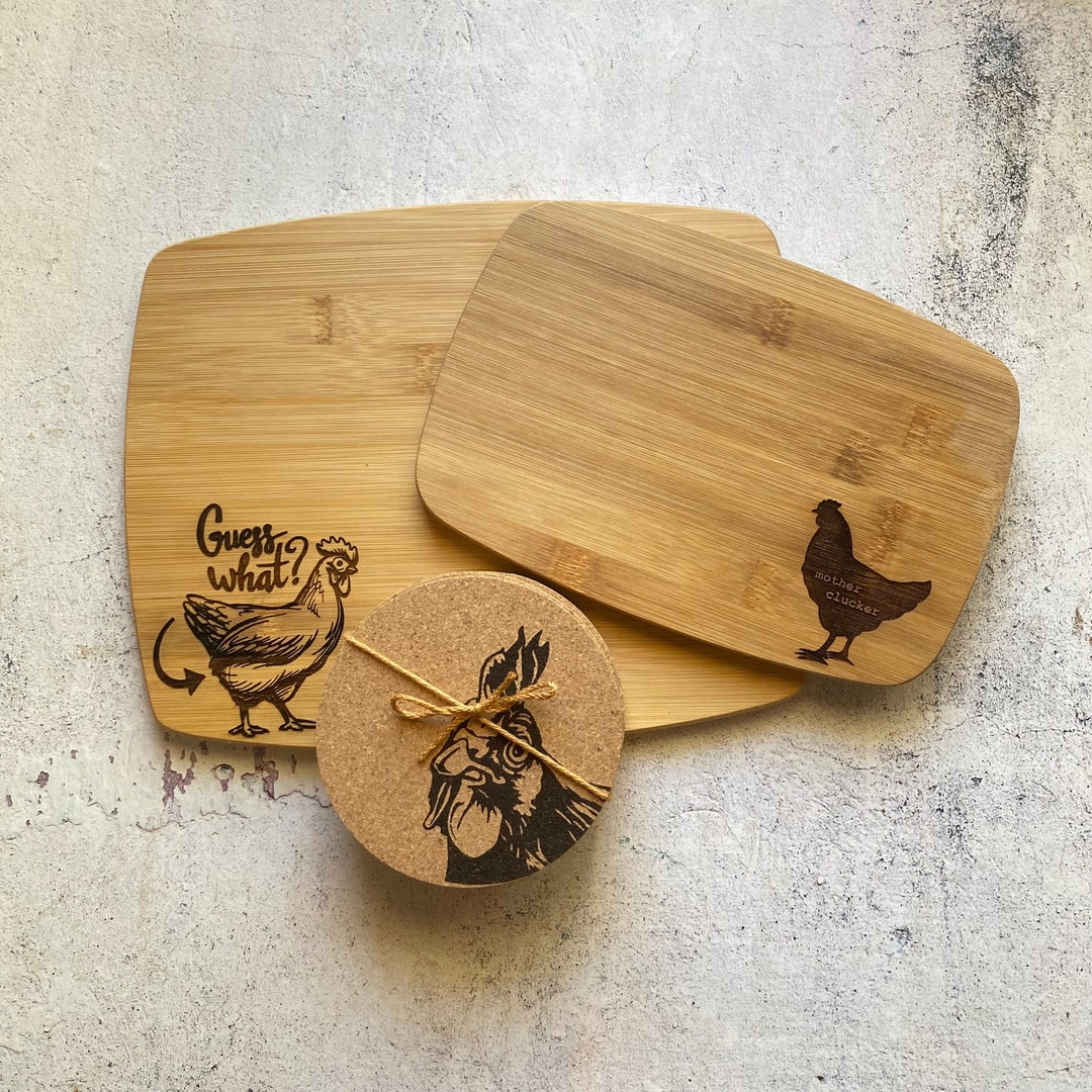 8 Piece Chicken Themed Gift Set, Mother Clucker and Chicken Butt