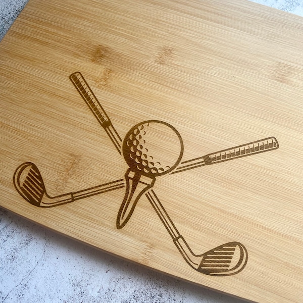 Golf Cutting Board Etsy