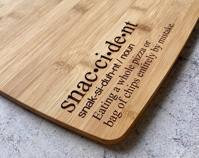 Snaccident Bamboo Cutting Board