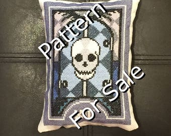 Tarot Series Cross Stitch Pattern - Death (#13)