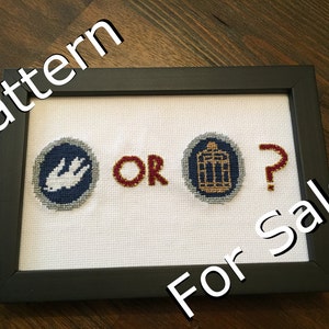Pattern - Bird or Cage? Cross Stitch