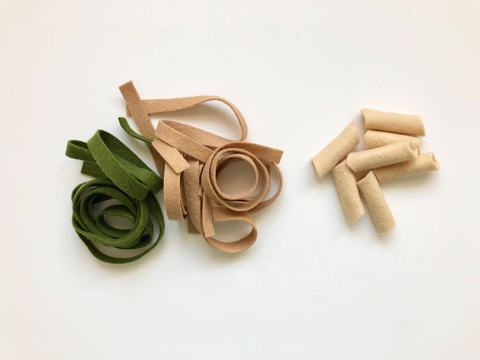 Felt Pasta Set of 3 Felt Pasta Felt Food Play Food Etsy