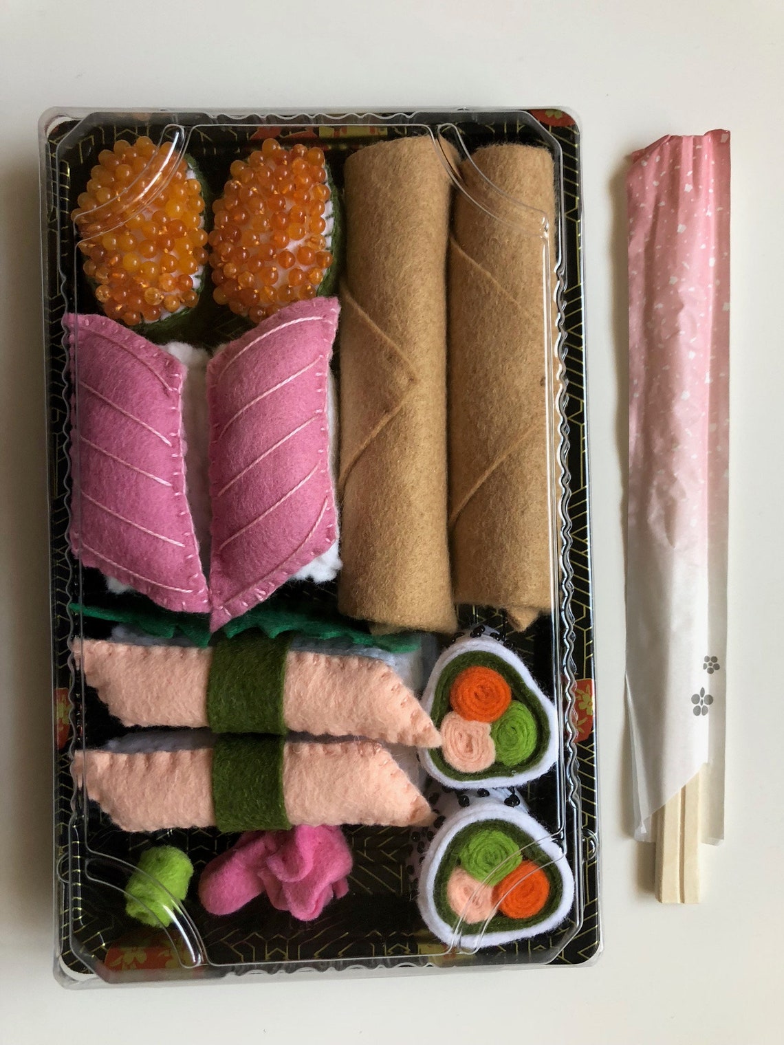 Sushi Set Felt Sushi Play Food Foodie Gift Fake Sushi Etsy