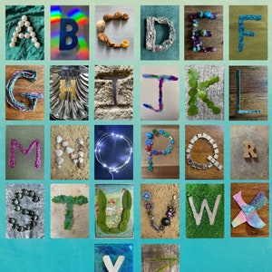 Sirène mer trésor pirate alphabet cartes imprimable téléchargement numérique premières années ressource EYFS enfants alphabet photos Nature artisanat