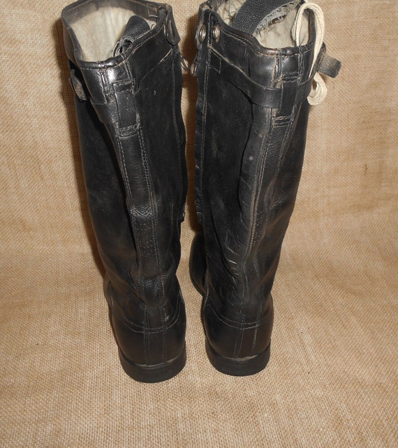 Yuft pilote militaires de l’armée russe soviétique bottes taille 43 (US 10, EU 44) Yuft pilote militaires de l’armée russe soviétique bottes taille 43 (US 10, EU 44)
