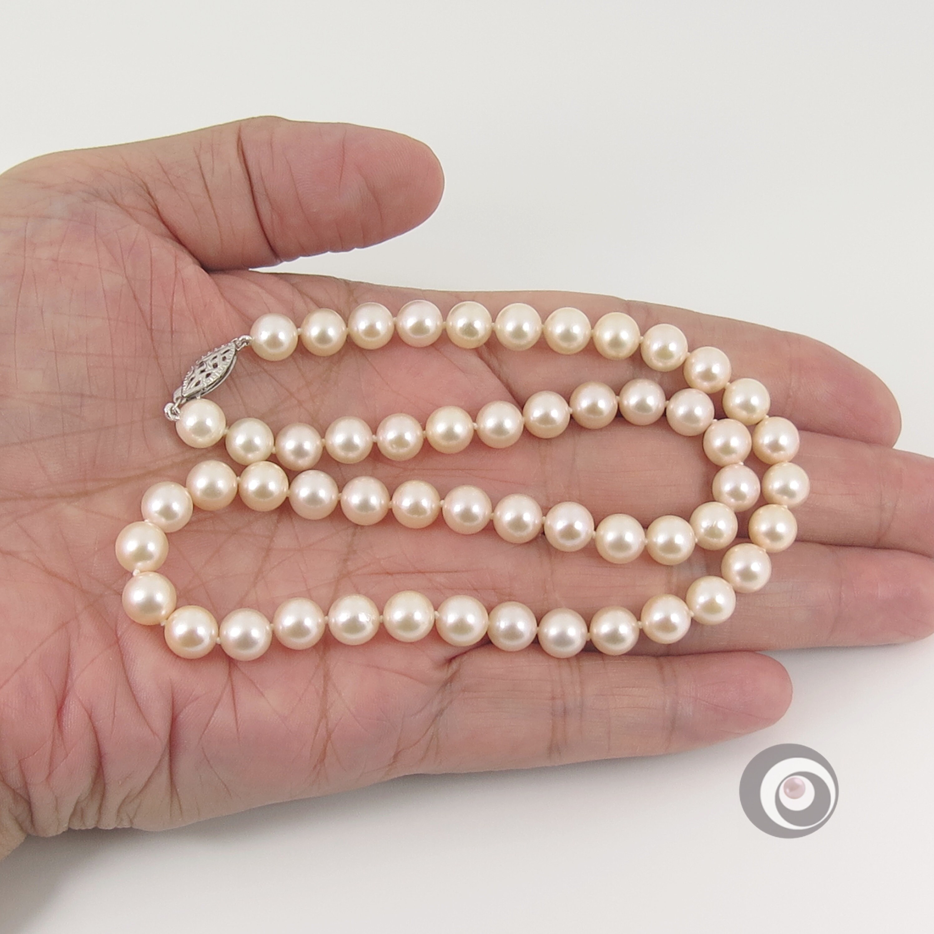 ネックレス・ペンダント JOHO year and month necklace pearl Vintage Faux Pearl 7.5” Marked Japan Necklace | eBay