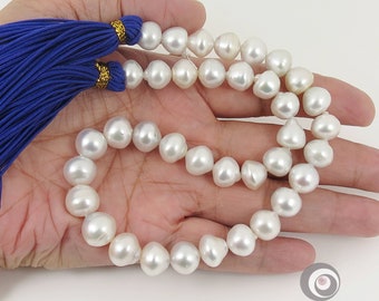 Genuine White South Sea Pearl Strand / Natural Color Seawater pearl necklace / 11 - 13.2mm  pearls / Choose Your Clasp #F732