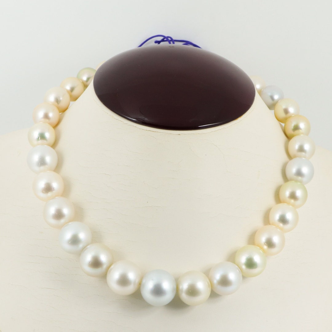 Collar de perlas blancas del Mar del Sur, 18 , tipo AAA + 5 6mm Collar de perlas blancas del Mar del Sur, 18 , tipo AAA + 5 6mm