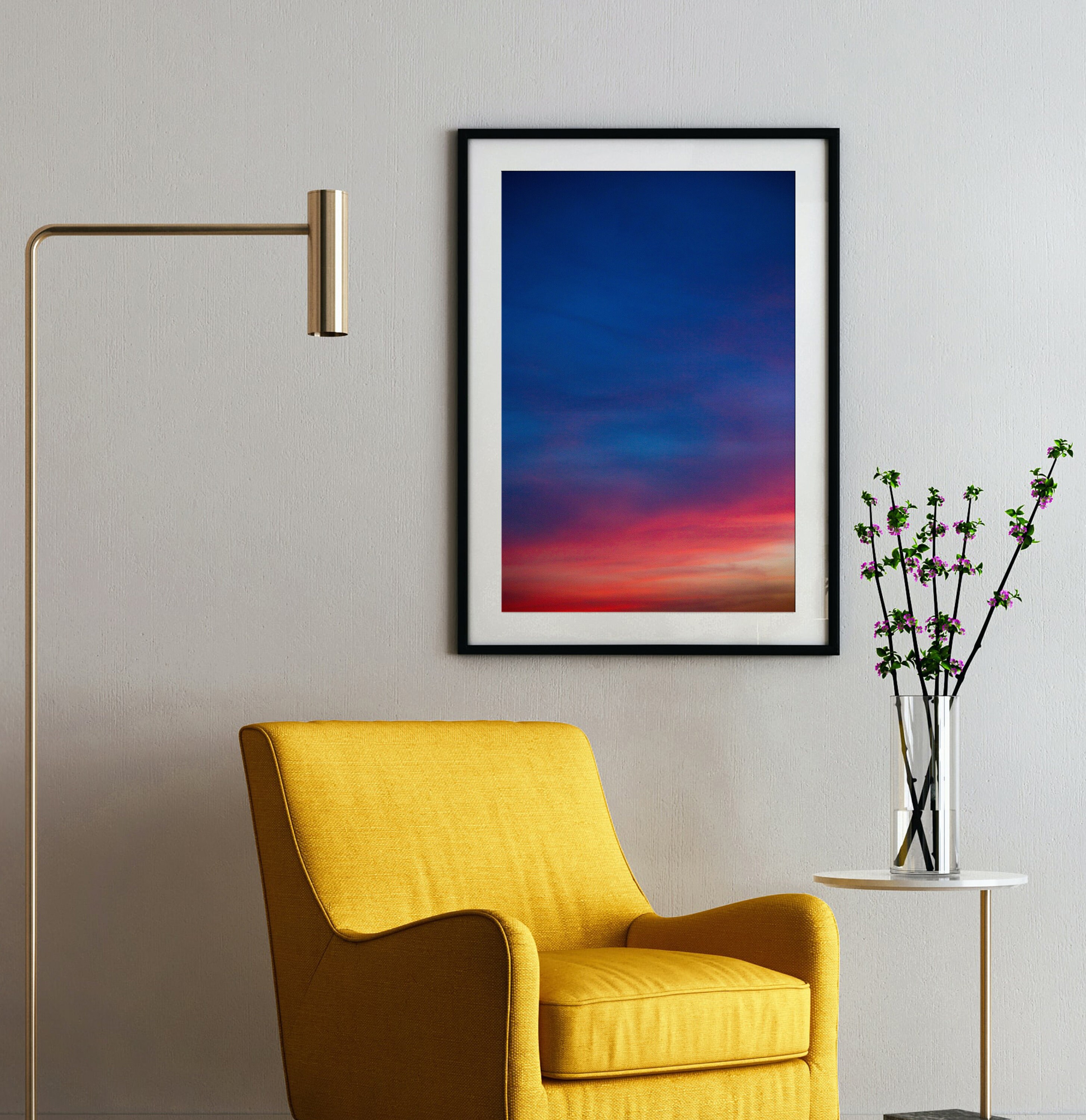 Abstract Sky Wall Art Abstract Sky Print Sunset Print Etsy