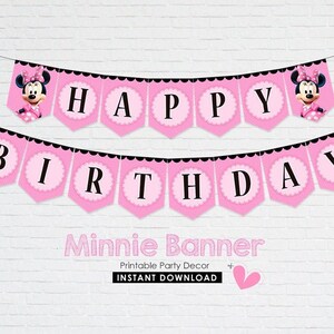 Anniversaire A Imprimer Minnie Mouse Fete De Minnie Mouse Etsy Anniversaire A Imprimer Minnie Mouse Fete De Minnie Mouse Etsy