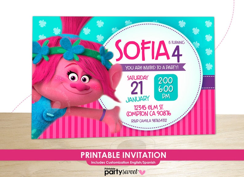 Trolls Invitation, Trolls birthday, Trolls Bash, Trolls invite, Trolls Printable, Trolls Poppy, Poppy birthday, Trolls Card Printable Occasion image regarding Printable Trolls Birthday Invitations named Trolls Invitation, Trolls birthday, Trolls Celebration, Trolls invite, Trolls Printable, Trolls Poppy, Poppy birthday, Trolls Card Printable Get together
