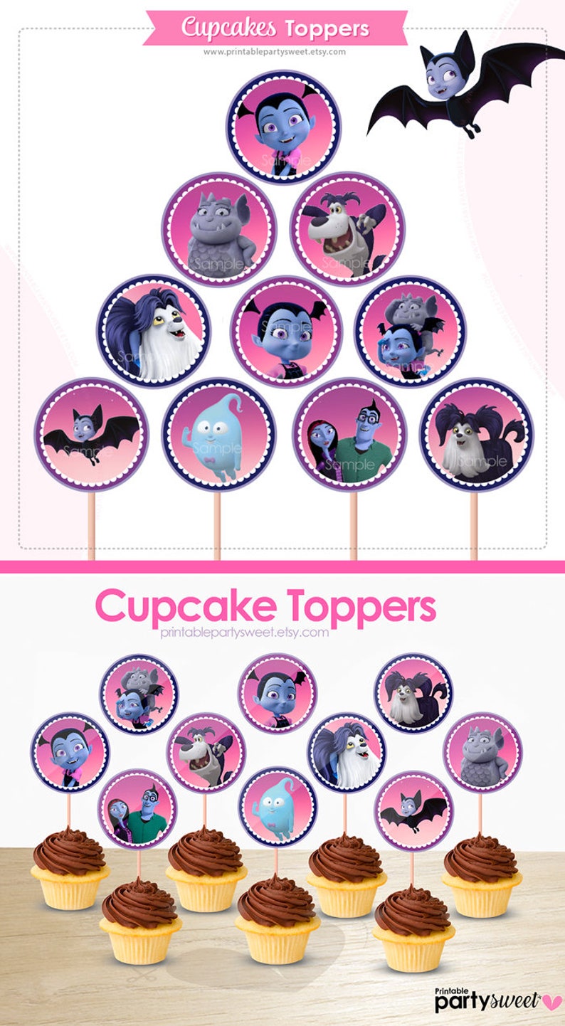 Vampirina Stichworter Geburtstag Cupcakes Vampirina Stichworter Geburtstag Cupcakes