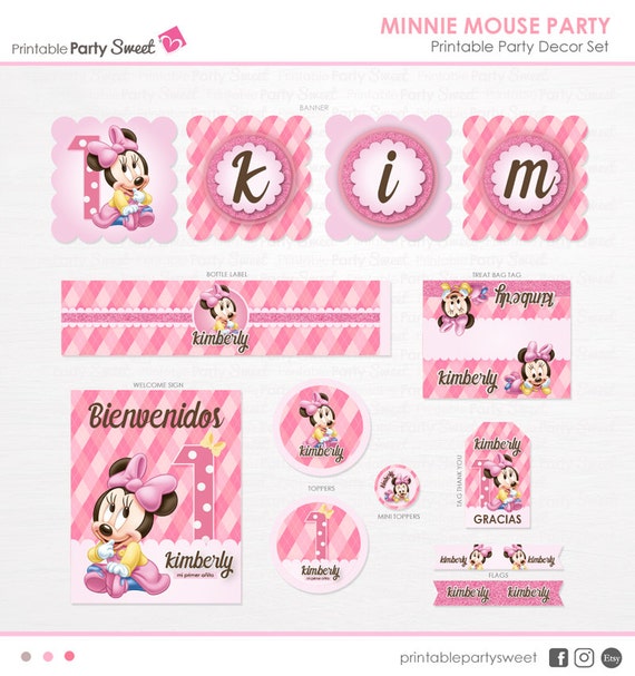 Anniversaire A Imprimer Minnie Mouse Fete De Minnie Mouse Etsy Anniversaire A Imprimer Minnie Mouse Fete De Minnie Mouse Etsy