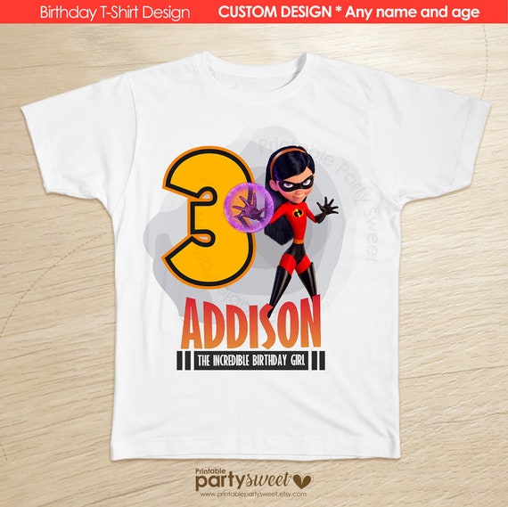 camisetas personalizadas de los increibles