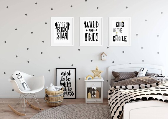 Scandinave impression petit renard, chambre à coucher monochrome ... Scandinave impression petit renard, chambre à coucher monochrome ...