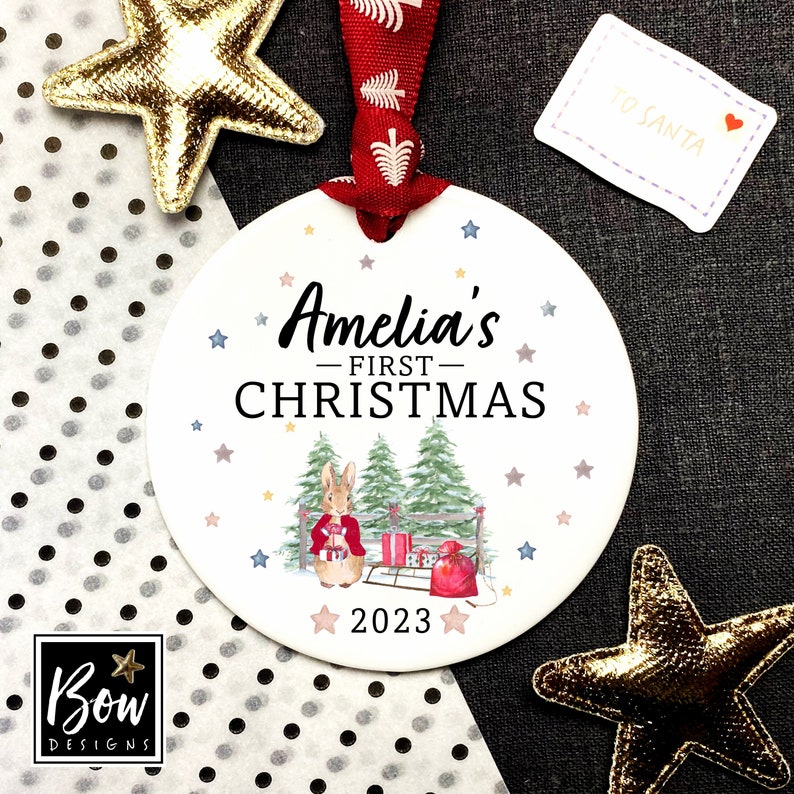 First Christmas Bauble, First Christmas Decoration, 1st Christmas