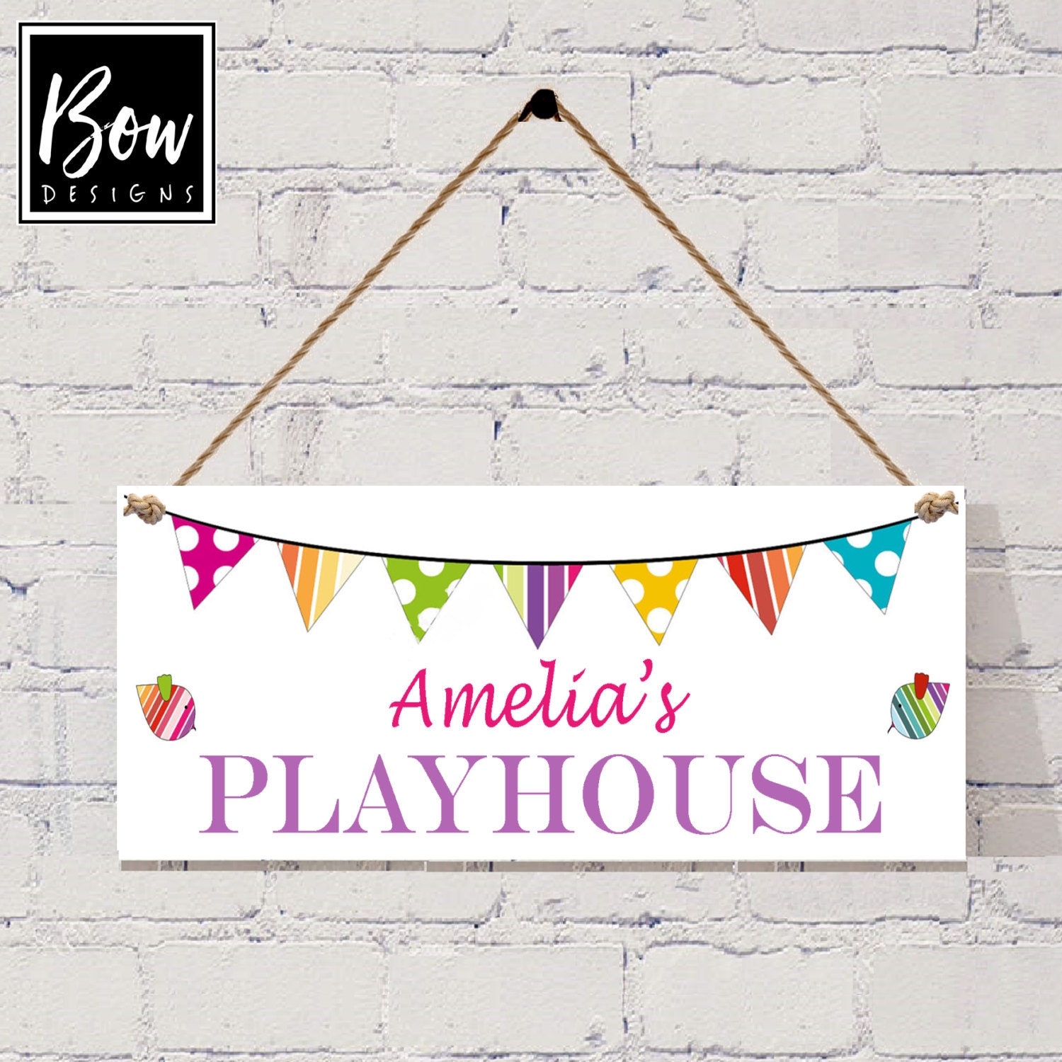 PERSONALISED PLAYHOUSE Sign//kids Playhouse Plaque// Den Etsy