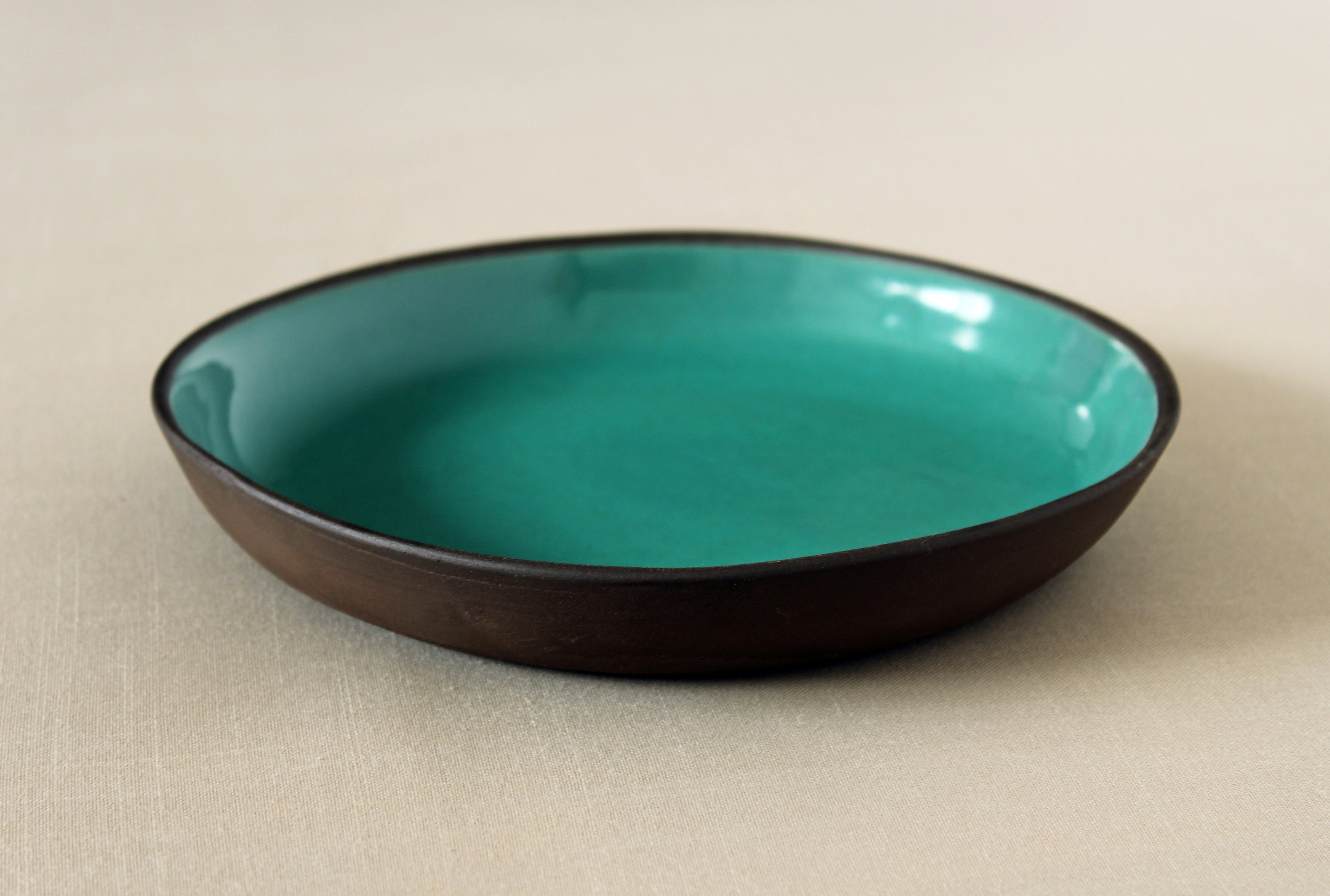 Ceramic Deep Plates for Salad and Pasta Etsy