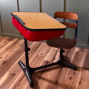 1950s School Chair - Etsy