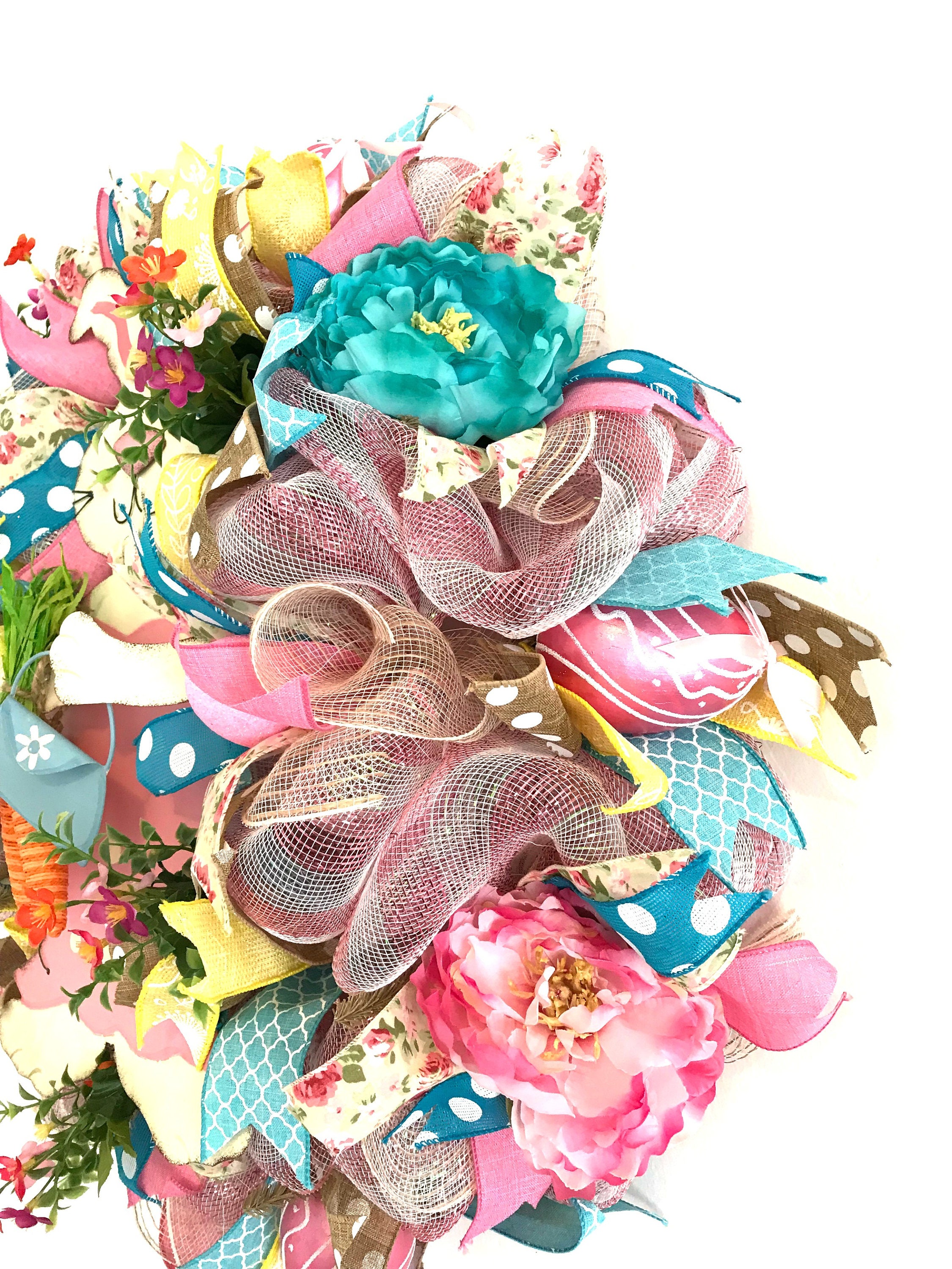 Spring Door Decorations Easter Door Piece Bunny Door | Etsy