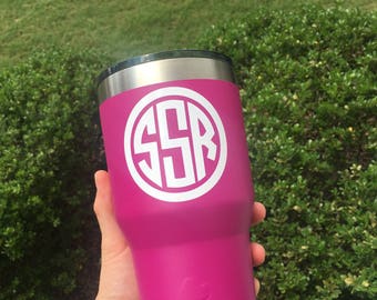 Circle Monograms * Vinyl Monogram * Monogram