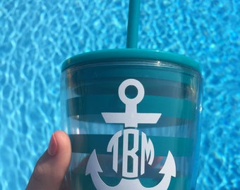 Anchor Monogram Decal