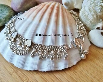 Indische Silber Fusskettchen Etsy