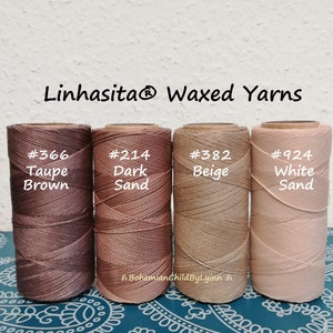 Ø 0.75mm Linhasita® Waxed Yarns: 5m/ 10m/ 20m Macrame Cords, Jewellery Making, Craft Yarns, Polyester Waxed Yarns, Leather Sewing Yarns image 5