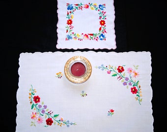 新品 ハンガリー カロチャ刺繍 テーブルクロス 伝統工芸品 テーブルランナー 新品 ハンガリー カロチャ刺繍 テーブルクロス 伝統工芸品 テーブル