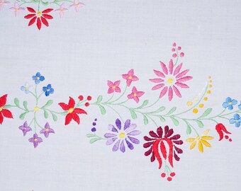 ハンガリーのカロチャテーブルランナー73/33 cm、刺繍入りホーム