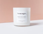pomelo blanco madera mecha vela / velas de cera Natural de soja / tarro de cristal velas / velas perfumadas de soya / / mano vierte / / Estados Unidos / / 8.5oz