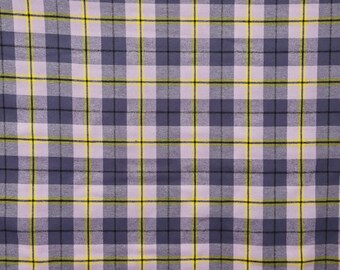 マーガレットハウエル GRAPH CHECK FINE COTTON Cotton Flannel Check - Grape - 146cm Wide - 100% Cotton - Etsy