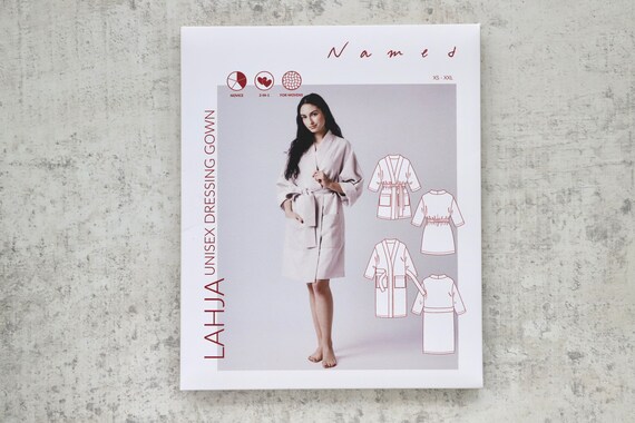 Lahja Unisex Dressing Gown / Robe - Named Clothing - Sewing Pattern Lahja Unisex Dressing Gown / Robe - Named Clothing - Sewing Pattern