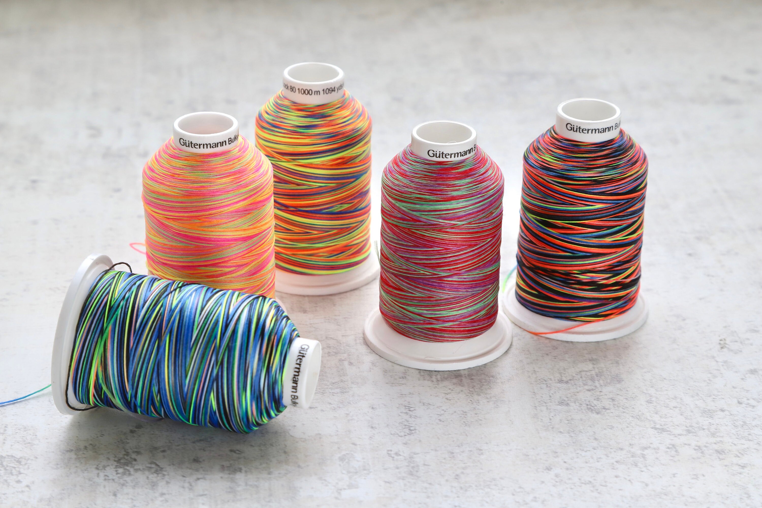 9998 Varigated Rainbow 200m Gutermann Machine Embroidery Thread