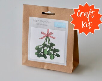 Craft Kit - Felt Mistletoe Christmas Decoration