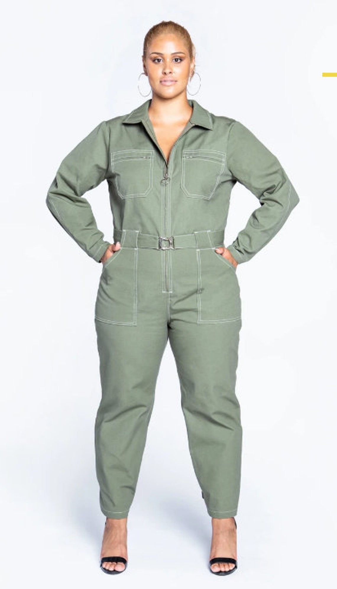 Blanca Flight Suit Paper Sewing Pattern Closet Core Patterns Etsy