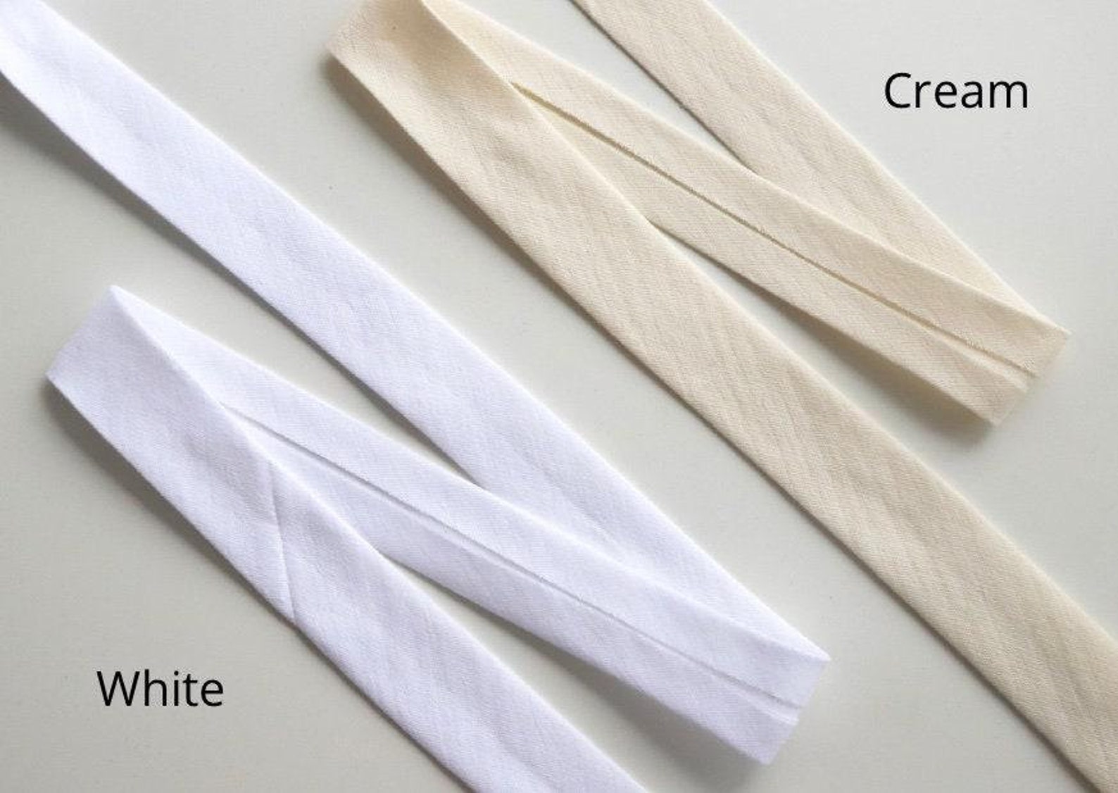 Double Gauze Bias Binding 100 Cotton Lots of Colours Etsy UK