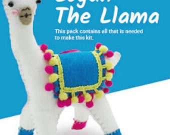 Logan the Llama Craft Kit - Make Your Own Felt Animal - Cute Sewing Kits - Great Gifts!