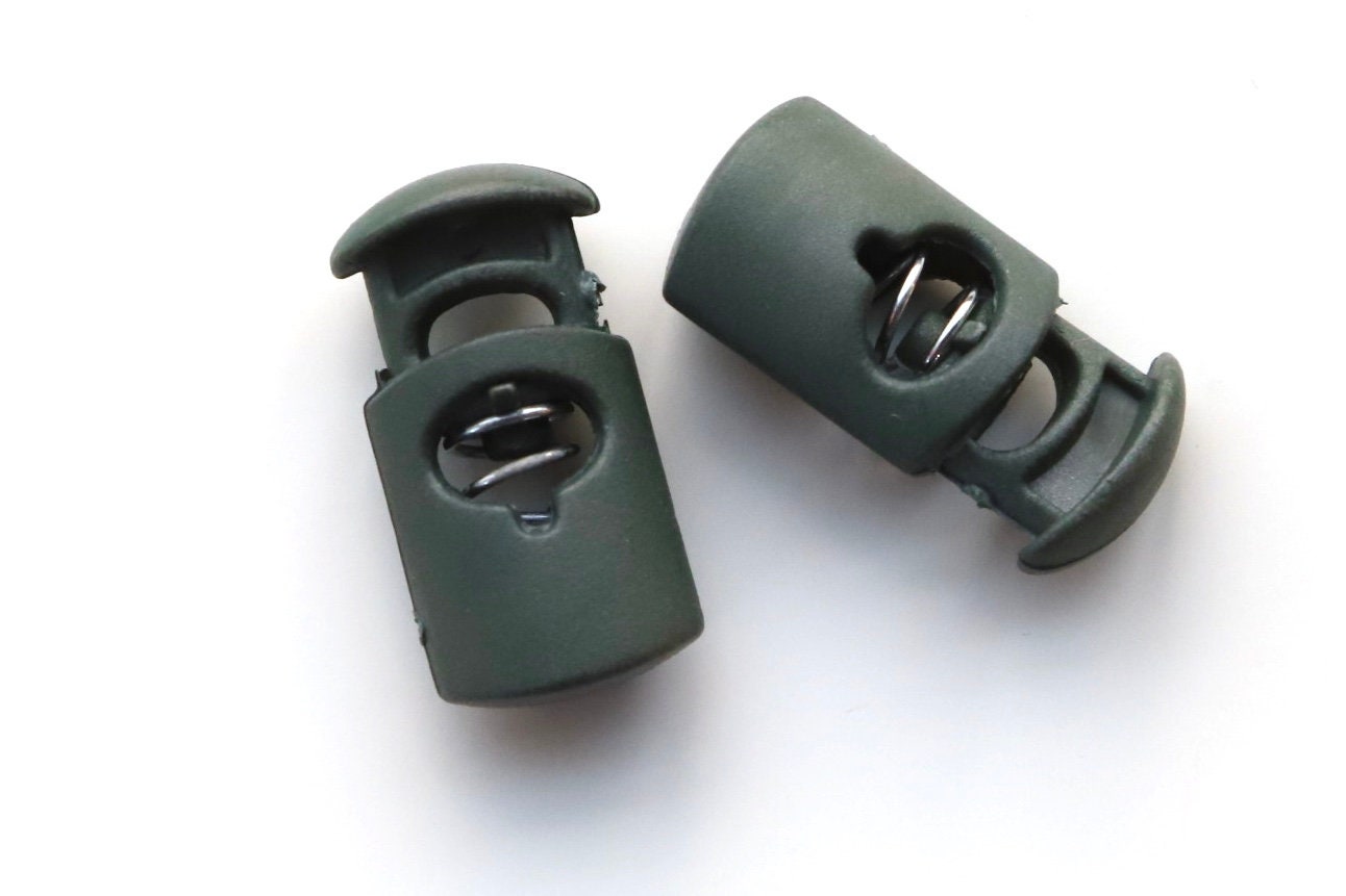 Drawstring Toggle Replacement Pair of Drawstring Toggles Sprung Plastic Anorak/hoody - Etsy UK