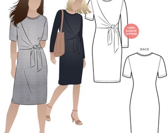 Style Arc - Astoria Knit Dress - Paper Pattern
