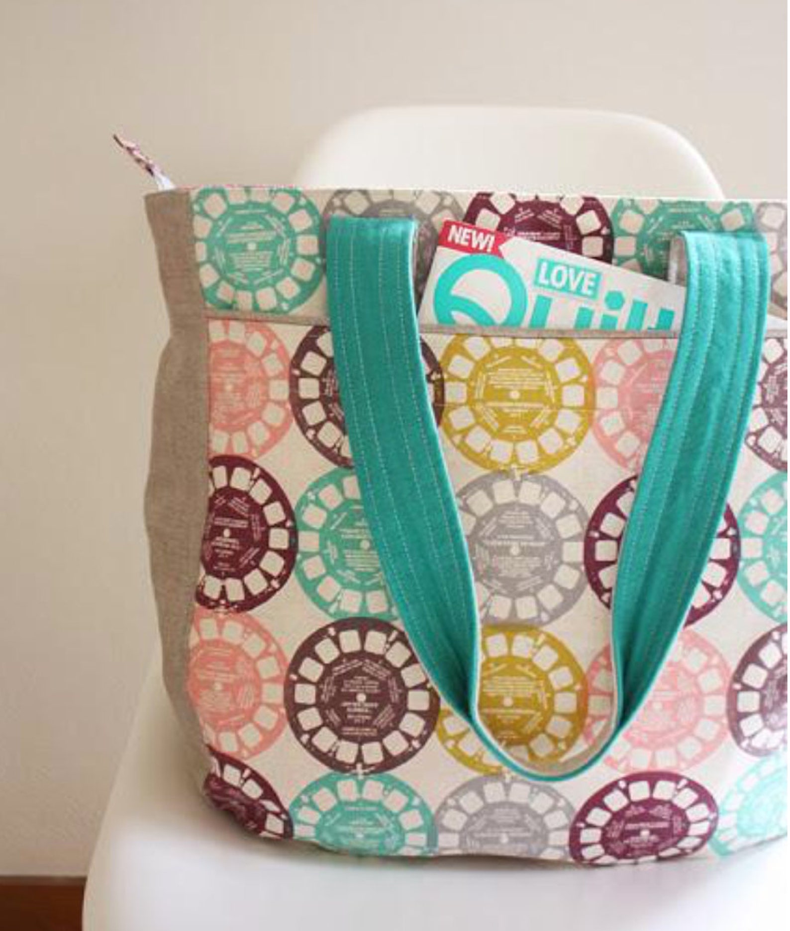 Noodlehead Super Tote Bag Paper Pattern Etsy