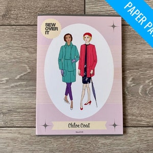 Chloe Coat Paper Sewing Pattern - Sew Over It